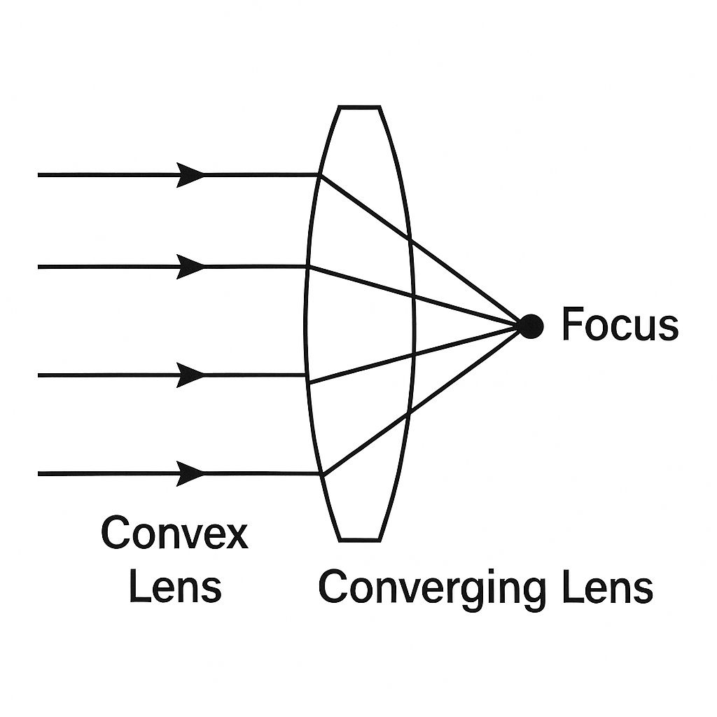Converging Lens Diagram